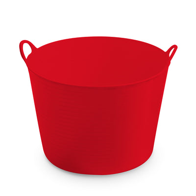 Ezy Storage Flexi 27 Qt Round Plastic Flexible Multi Use Storage Tub