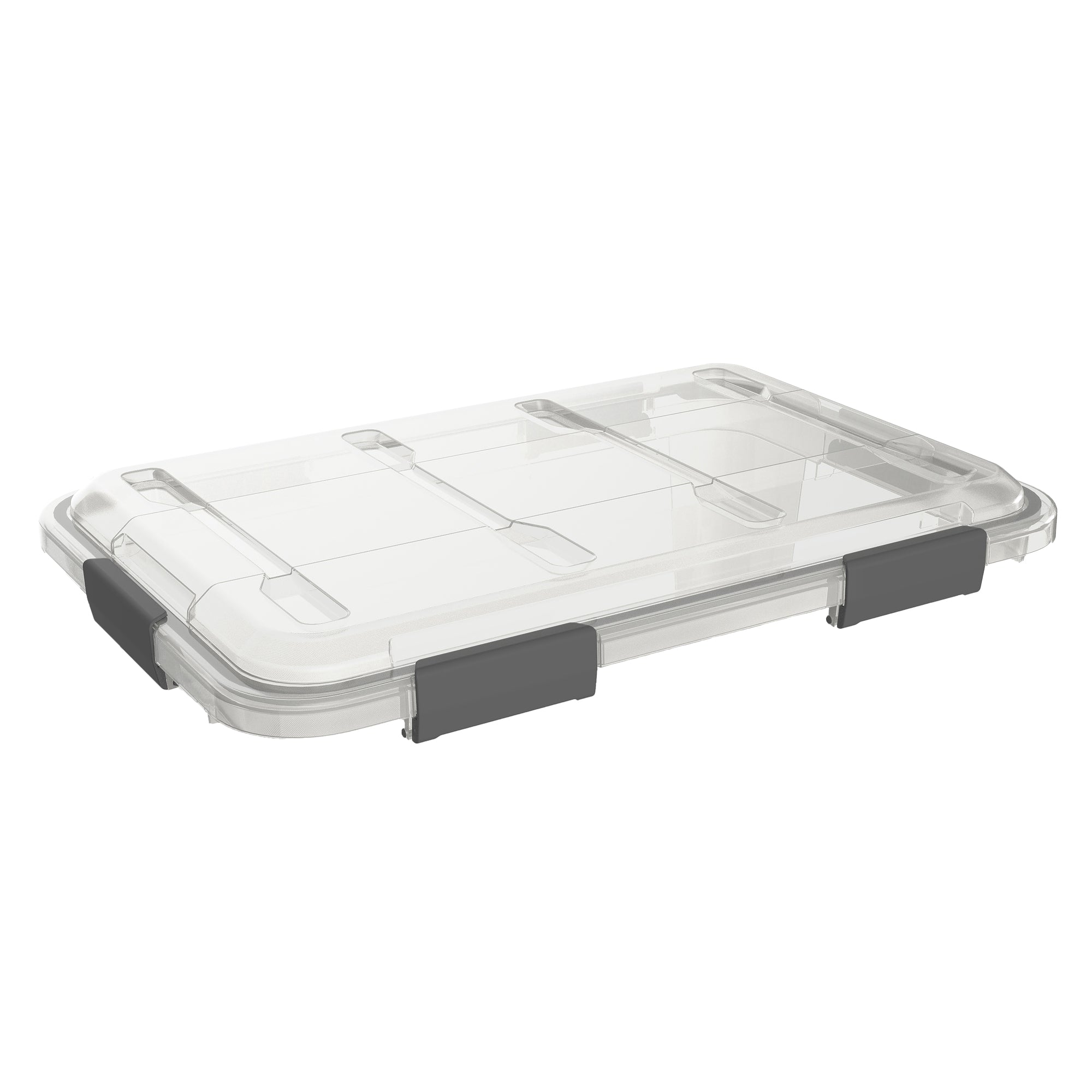 Ezy Storage Weather Proof IP65 8 Gallon Plastic Storage Container Bin Box w/ Lid