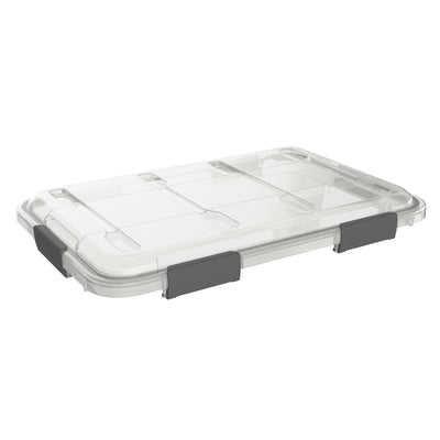 Ezy Storage Weather Proof IP65 8 Gallon Plastic Storage Container Bin Box w/ Lid