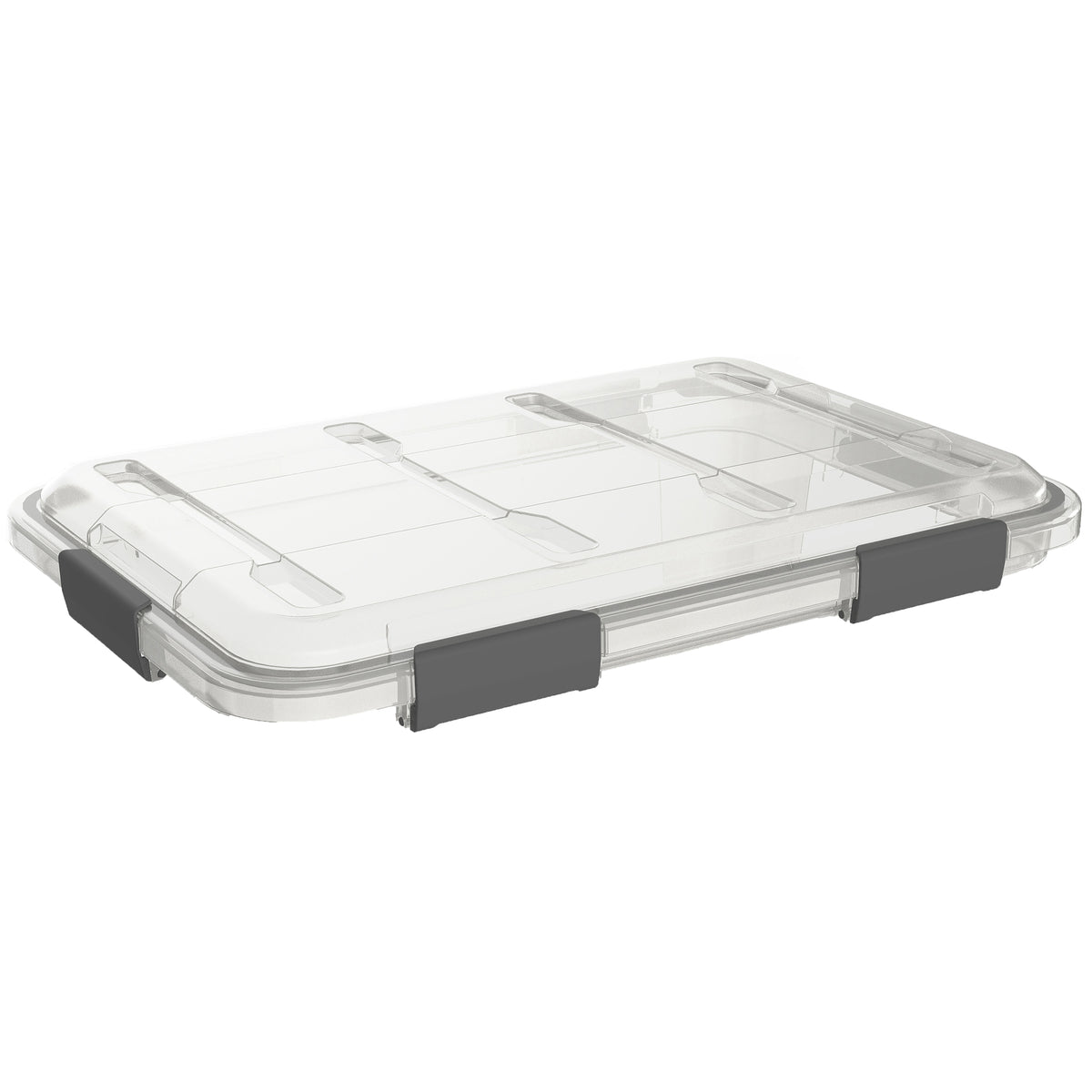 Ezy Storage Weather Proof IP65 13 Gallon Plastic Storage Bin Box w/ Lid (5 Pack)