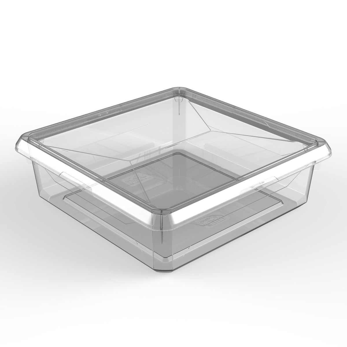 Ezy Storage Karton Small 6.3 Qt/6 L Plastic Storage Container Bin Box with Lid