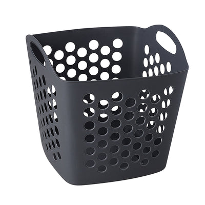 Ezy Storage Flexi 7 Gallon Plastic Flex Laundry Basket Clothes Hamper (12 Pack)