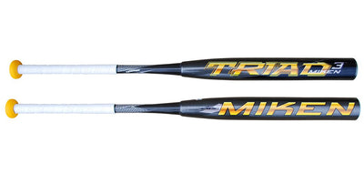 MIKEN Triad 3 Maxload STRIMA (-7) Softball Bat - 34"/27 oz - No Warranty