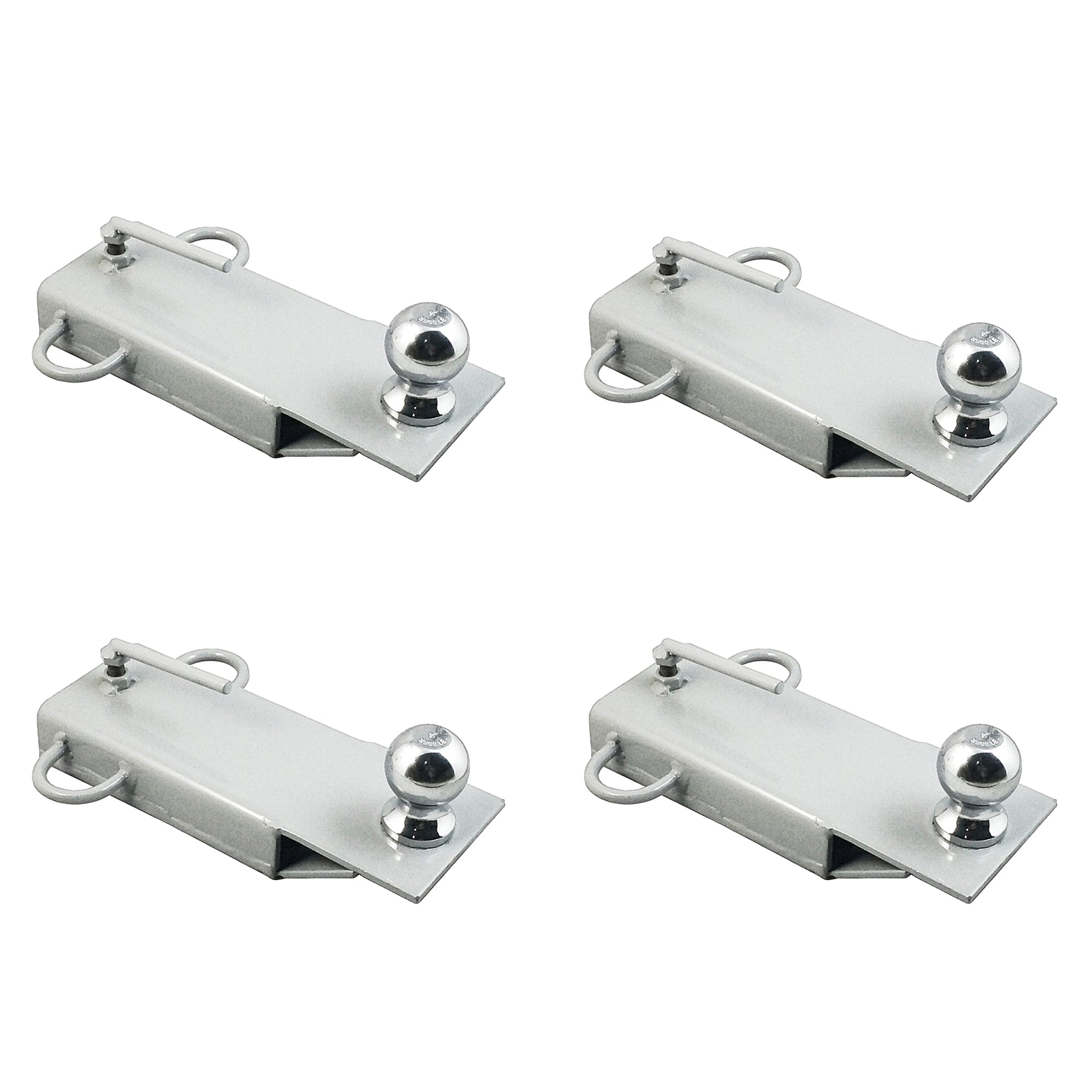 Field Tuff FTF-01FBMA 4in Ball Mount Hitch Adapter Fork Attachment (4 Pack)