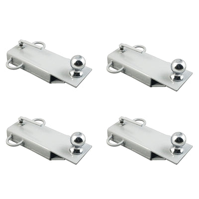 Field Tuff FTF-01FBMA 4in Ball Mount Hitch Adapter Fork Attachment (4 Pack)