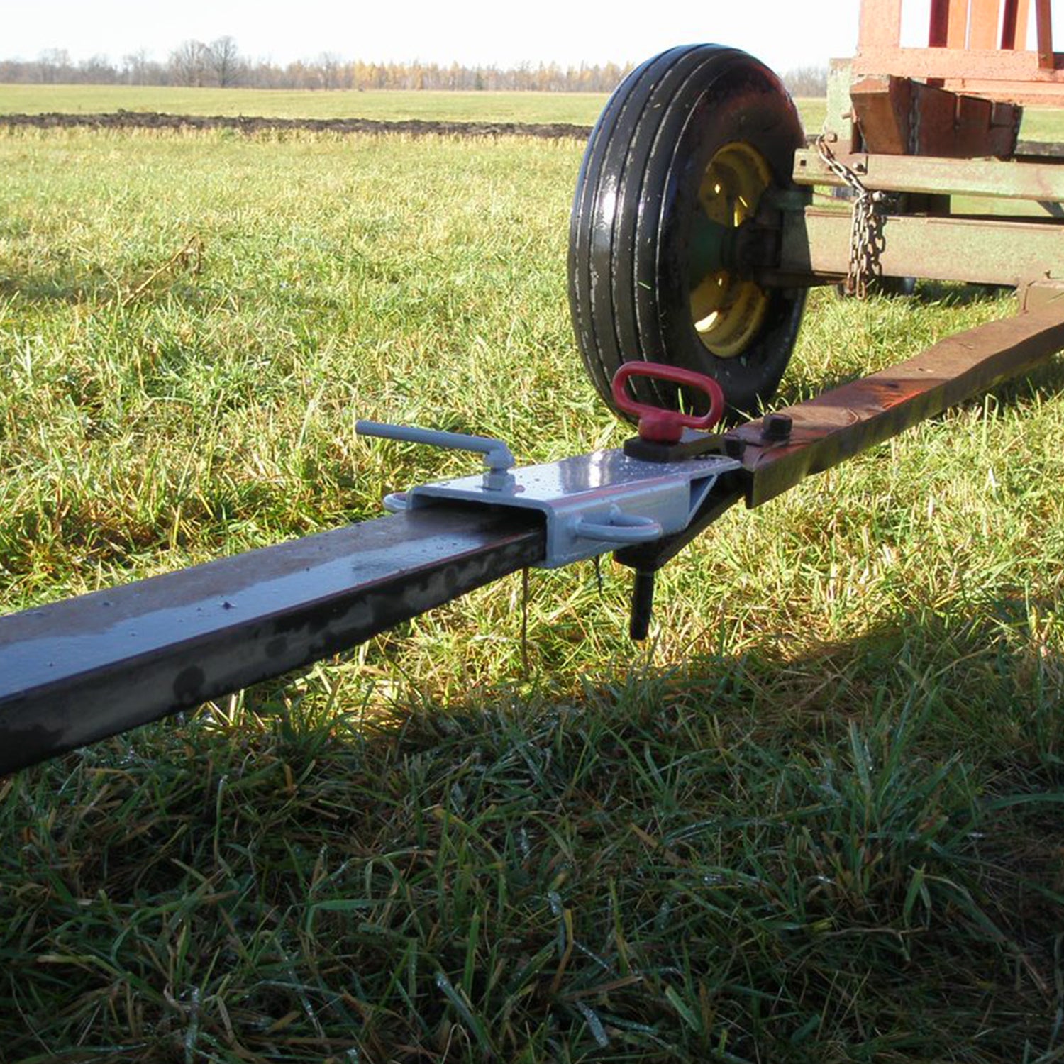 Field Tuff 4" Ball Mount Hitch Adapter for Forklift and Tractor Forks (Used) - VMInnovations
