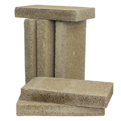 US Stove FireBrick 4.5 x 9 x 1.25 Inch Wood Stove Ceramic Fire Bricks (6 Pack)