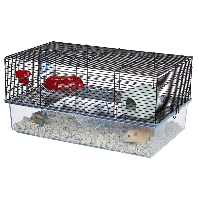 Ferplast Favola Large Hamster Cage w/ Water Bottle, Food Dish & Hamster Hide-Out