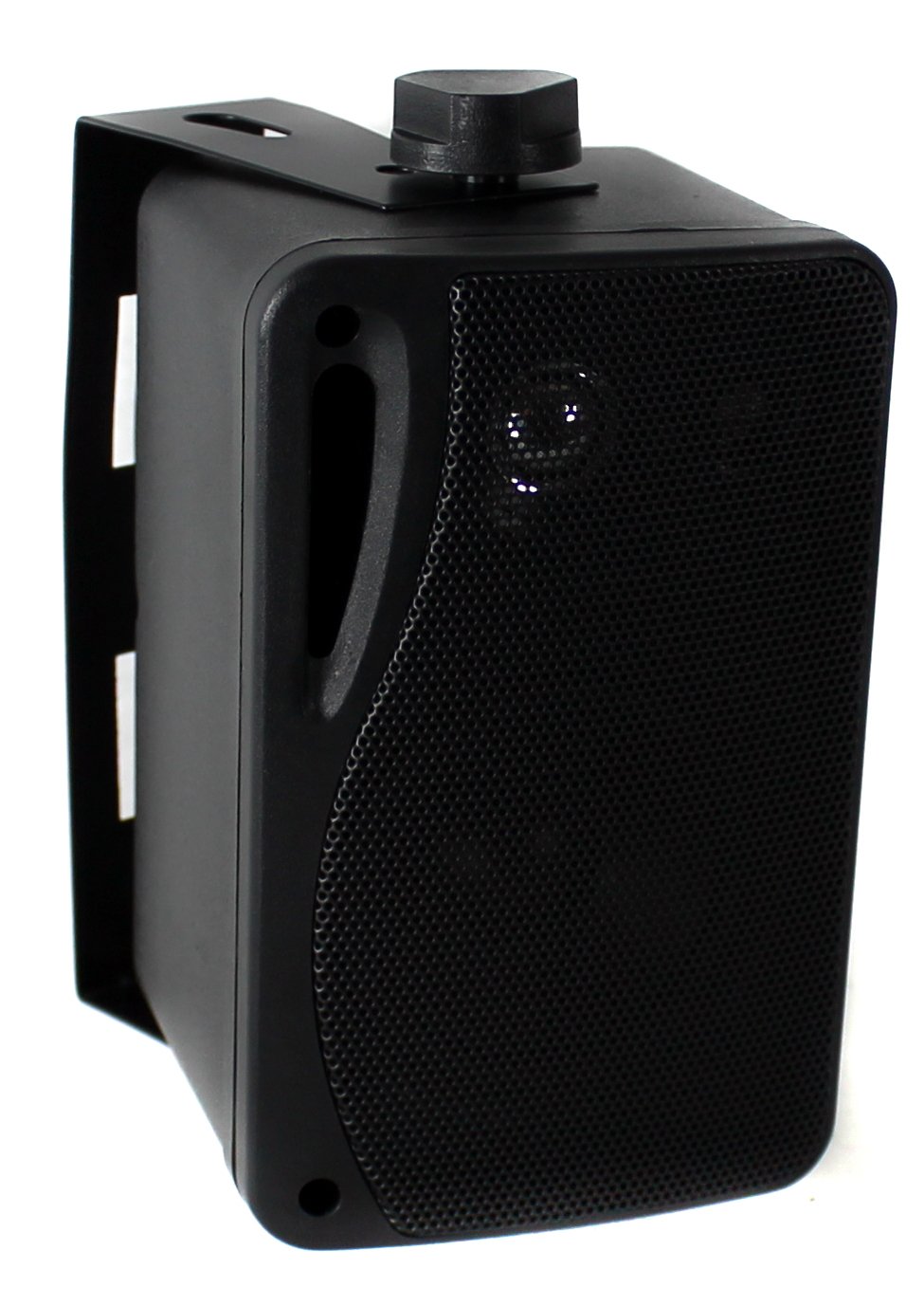 2) Pyle PLMR24B 3.5" 200 Watt 3-Way Weather Proof Mini Box Speaker System Black