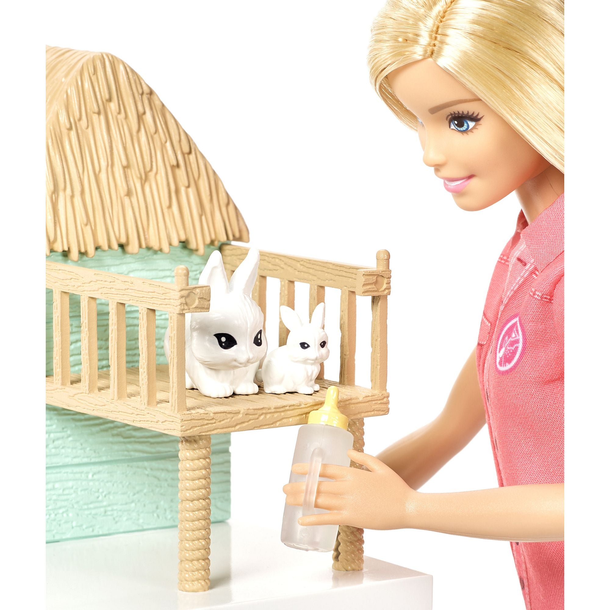 Barbie Animal Rescuer Doll Woodland Forest Rescue Care Center Shelter & Playset