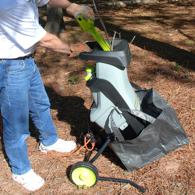 Lawnmaster FD1501 1.5" 15 Amp Electric Wood Wheeled Branch Chipper Shredder