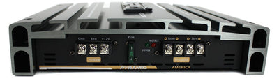 QPower 4 Gauge Wire Kit & Pyramid PB918 2000 Watt 2 Channel Car Audio Amplifier