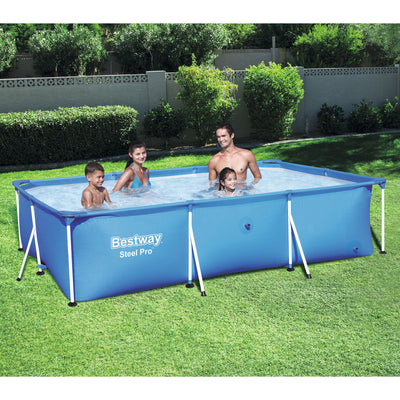 Bestway 8.5ft x 5.6ft x 2ft Pro Rectangular Above Ground Swimming Pool (2 Pack)