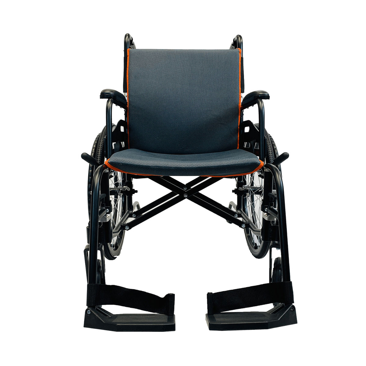 Feather Chair Featherweight Ultra Light 13.5 Pound Foldable Wheelchair, Black (Refurbished)
