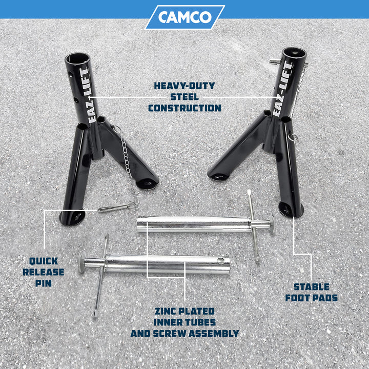 EAZ LIFT Telescopic RV Jack, 16 to 30 Inches, 6,000 Pound Capacity (Used)