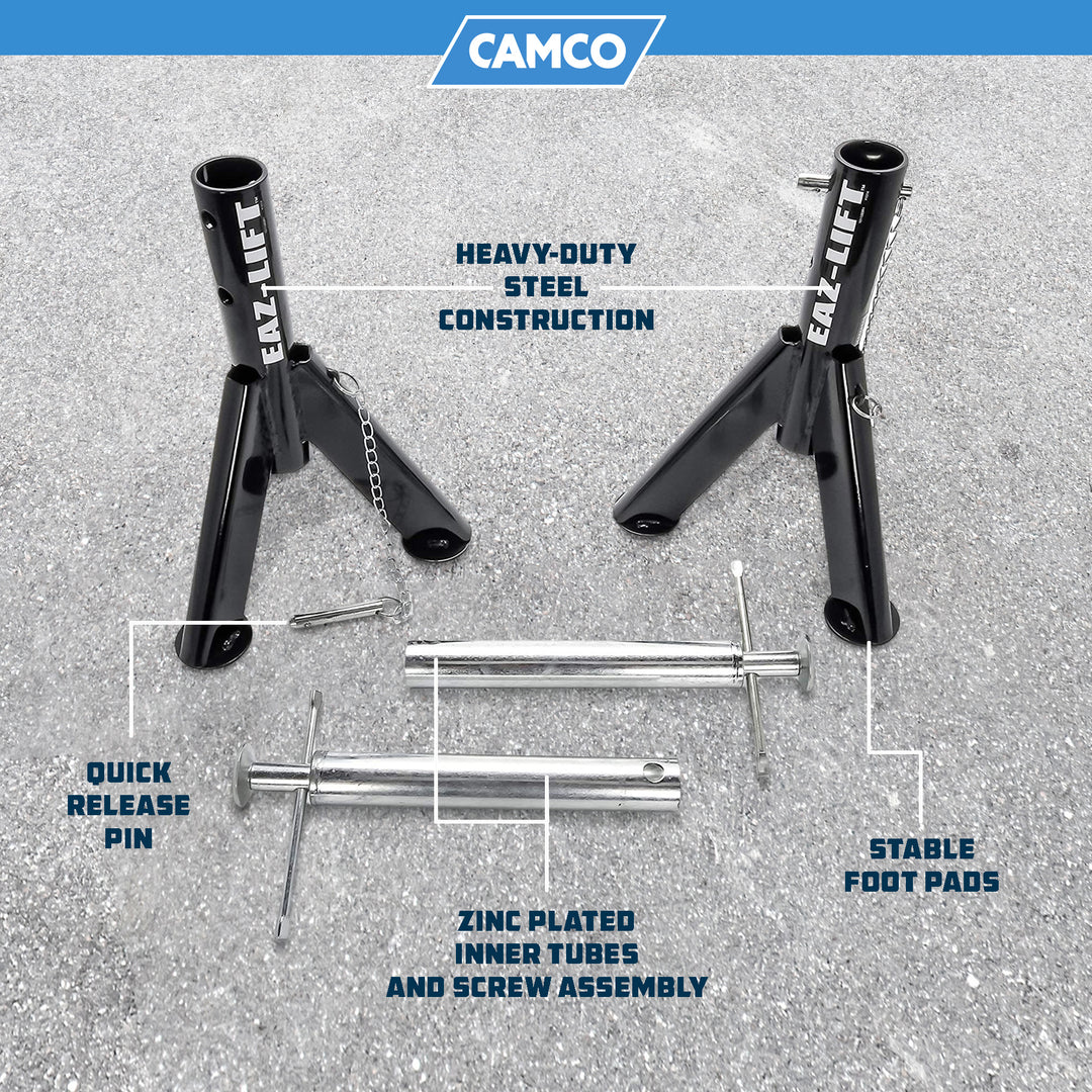 EAZ LIFT Telescopic RV Jack, 16 to 30 Inches, 6,000 Pound Capacity (Open Box)
