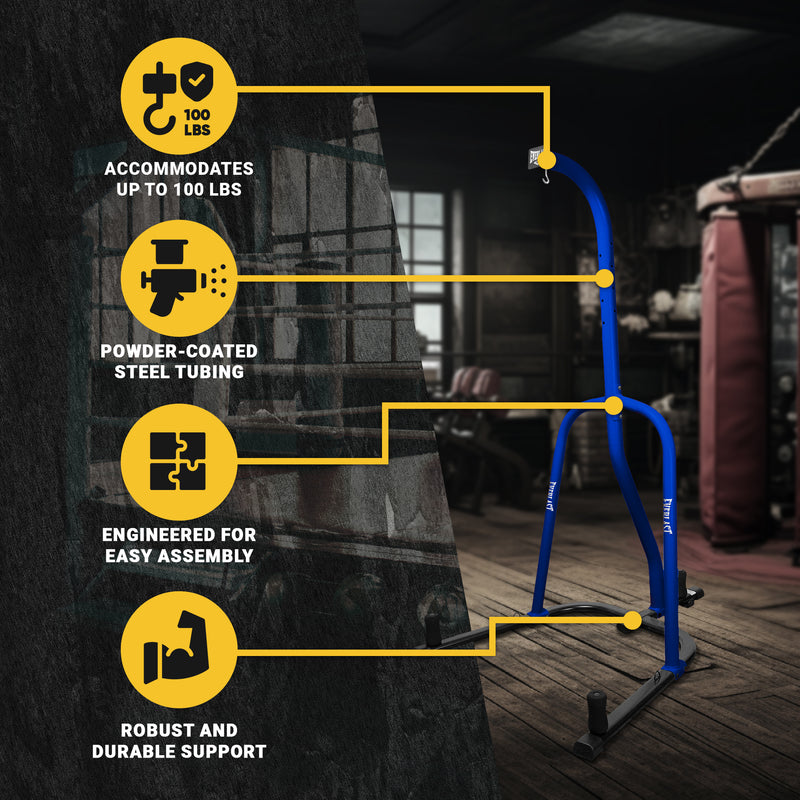 Everlast Single Station Powder Coated Steel 100lb Punching Bag Stand (For Parts)