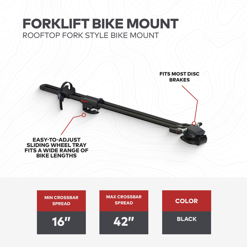 YAKIMA ForkLift Rooftop Fork Style Bike Mount, Fits StreamLine Crossbars (Used)