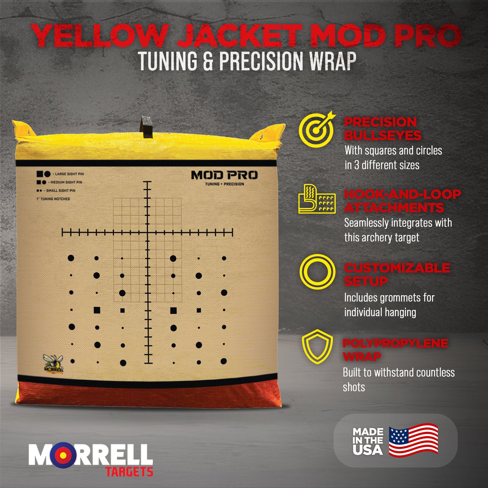 Morrell Yellow Jacket MOD Pro Polypropylene Wrap for MOD Pro Archery Target - VMInnovations
