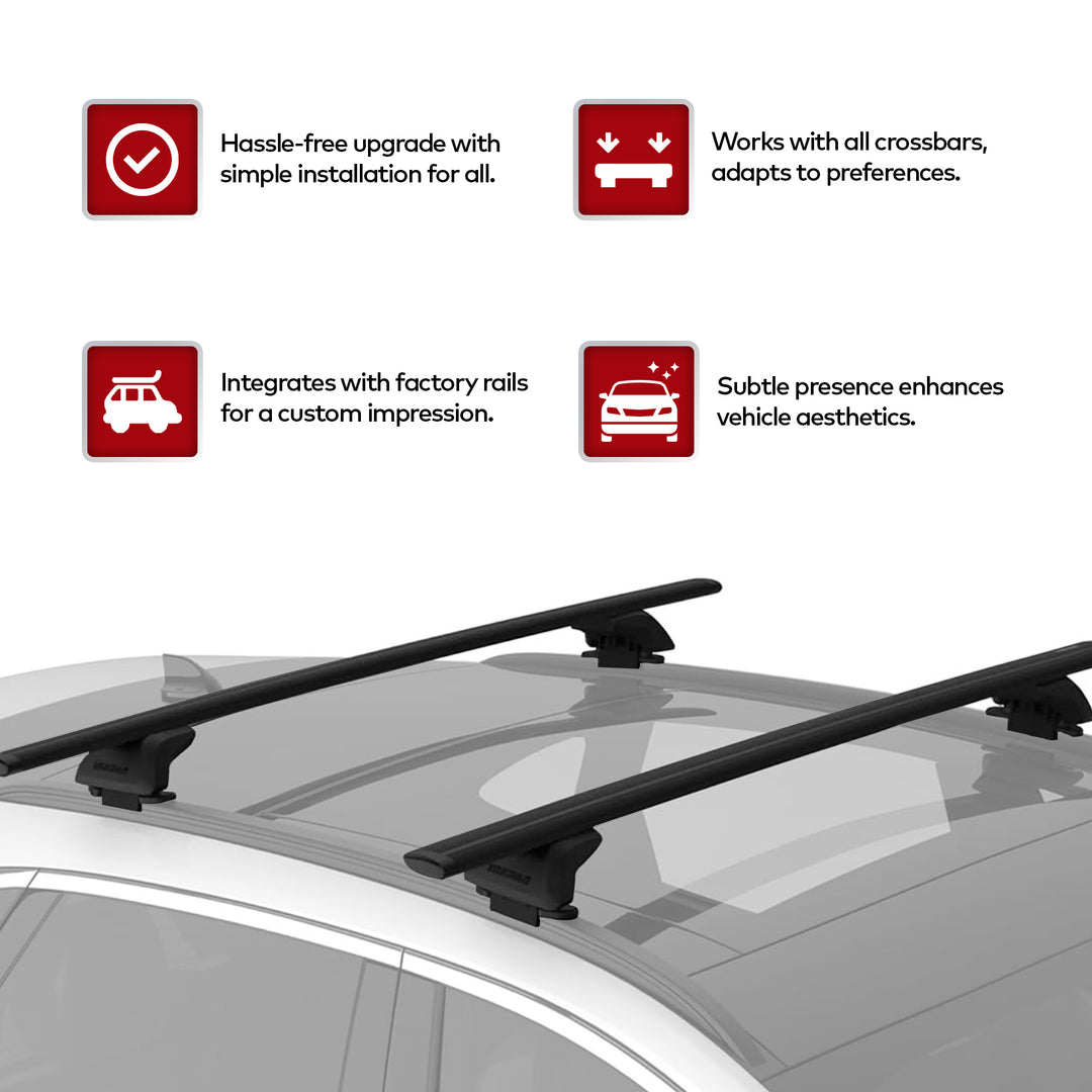 Yakima Roof Rack Tower for Vehicles w/Flush-Mounted Side Rails (Open Box)