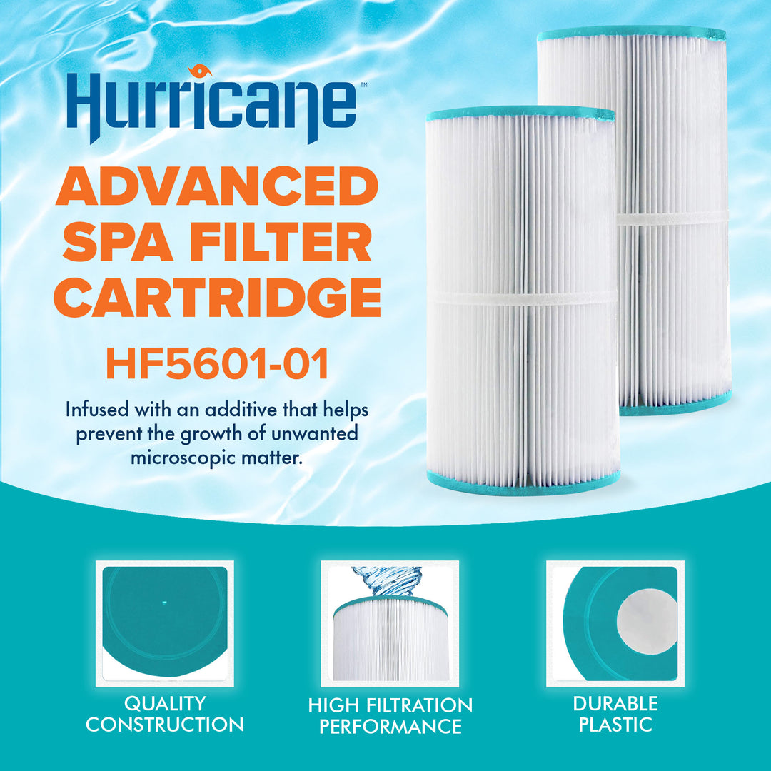 Hurricane 3 Pack HF5601-01 Advanced Pool and Spa Filter Cartridge Replacement