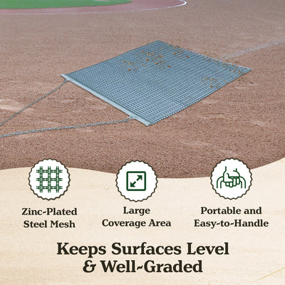 Yard Tuff ATV/UTV 4x4 Ft Zinc & Steel Field Surface Leveling Drag Mat(Open Box) - VMInnovations