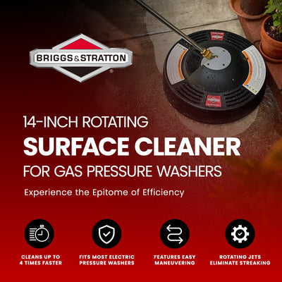 Briggs & Stratton 14 inch Rotating Surface Cleaner for Gas Pressure Washers - VMInnovations