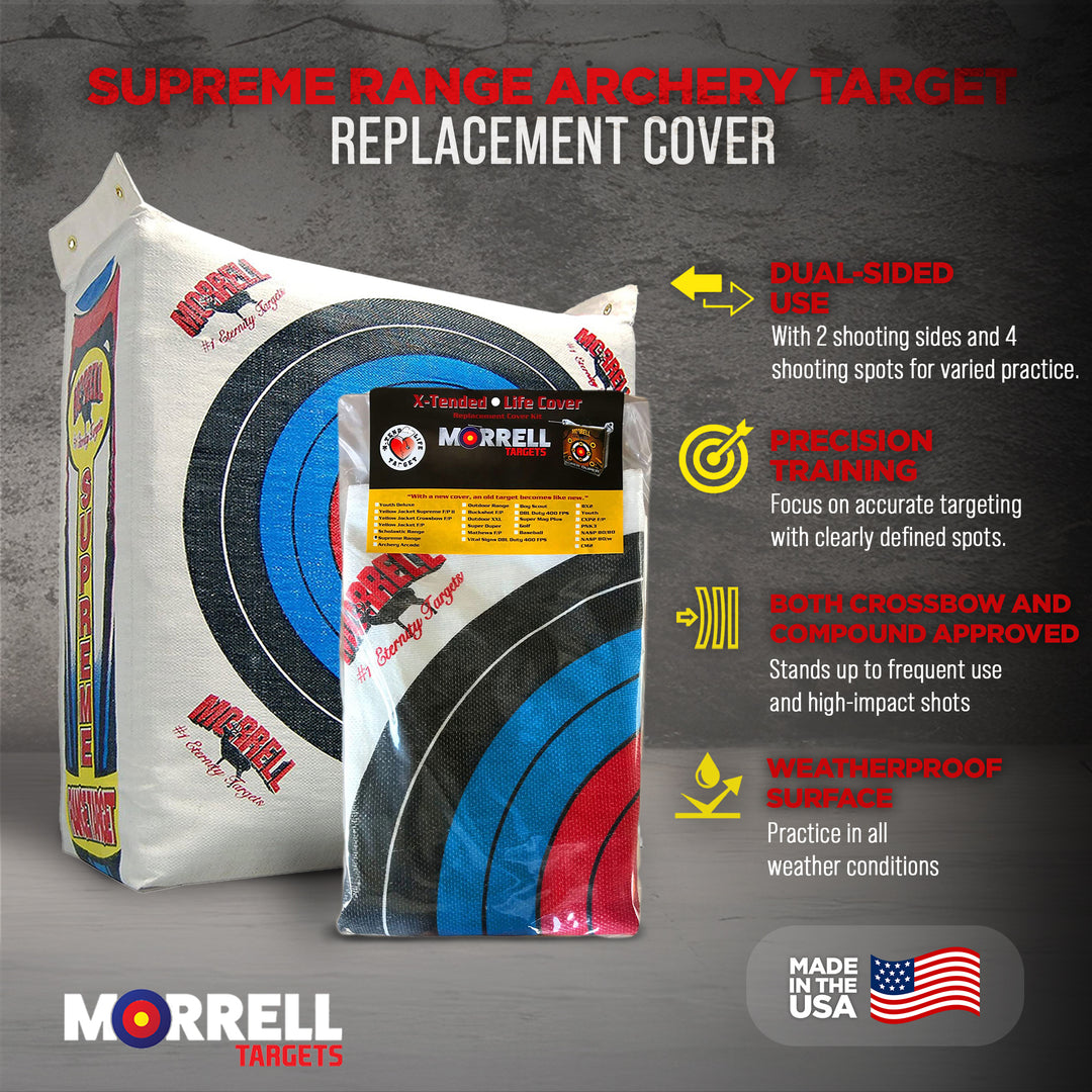 Morrell Supreme Range Archery Target Replacement Cover (Cover Only) (4 Pack)