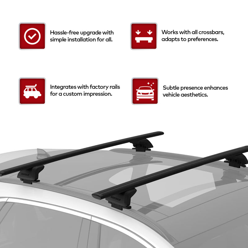 Yakima SightLine Roof Rack Tower for Vehicles with Flush-Mounted Side Rails