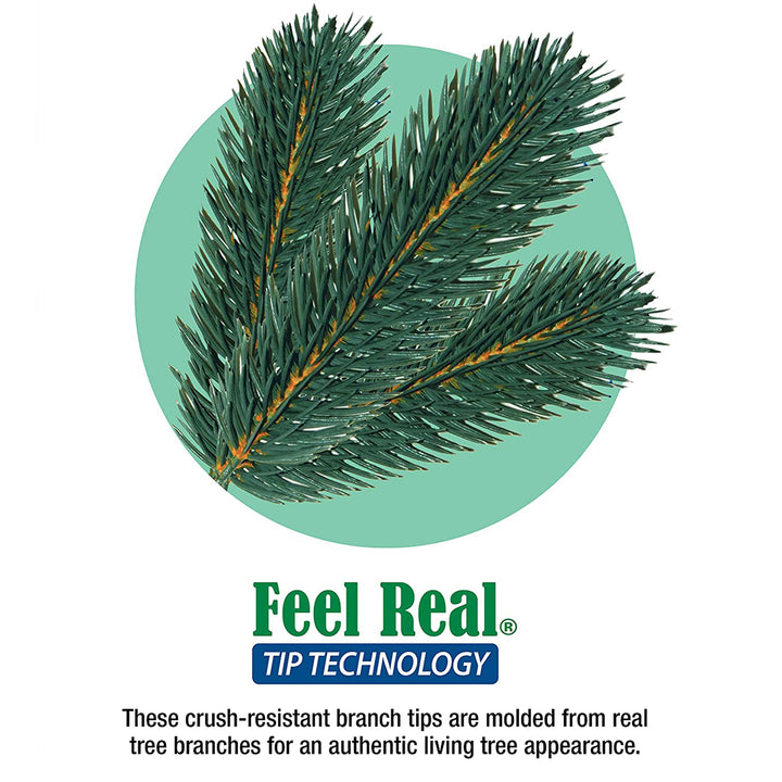 National Tree Company Nordic Spruce 9' Clear Prelit Christmas Tree (Open Box) - VMInnovations