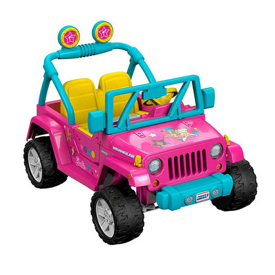 Power Wheels Barbie Jeep Wrangle & 12 Volt Rechargable Replacement Battery - VMInnovations