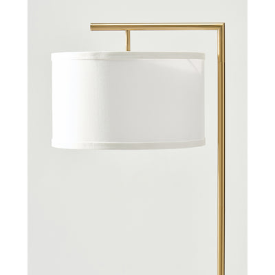 Brightech Montage Modern Floor Smart Lamp with LED Light, Antique Brass (Used)