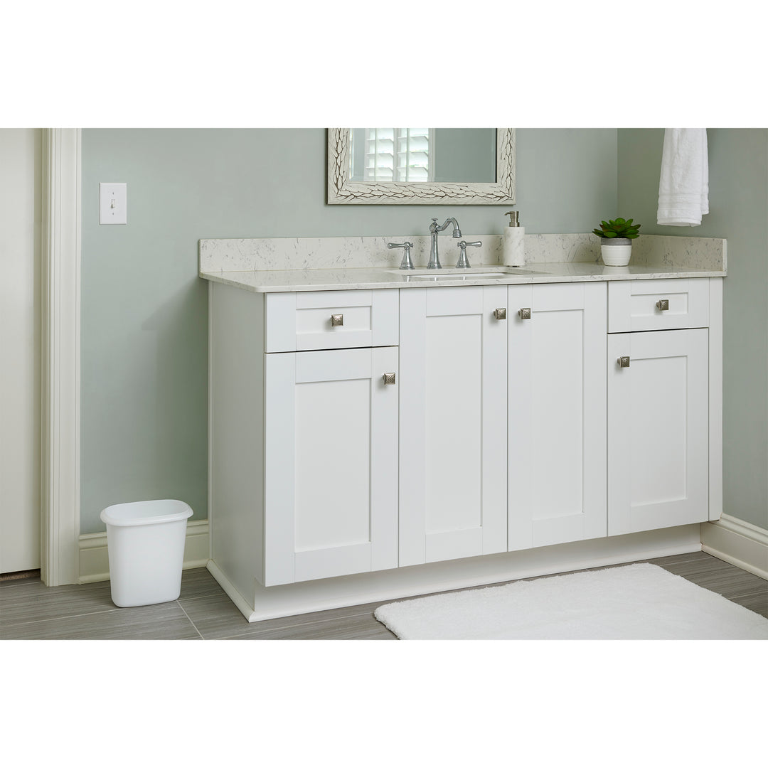 Rubbermaid 6 Qt Bedroom, Bathroom, and Office Wastebasket Trash Can (Open Box)