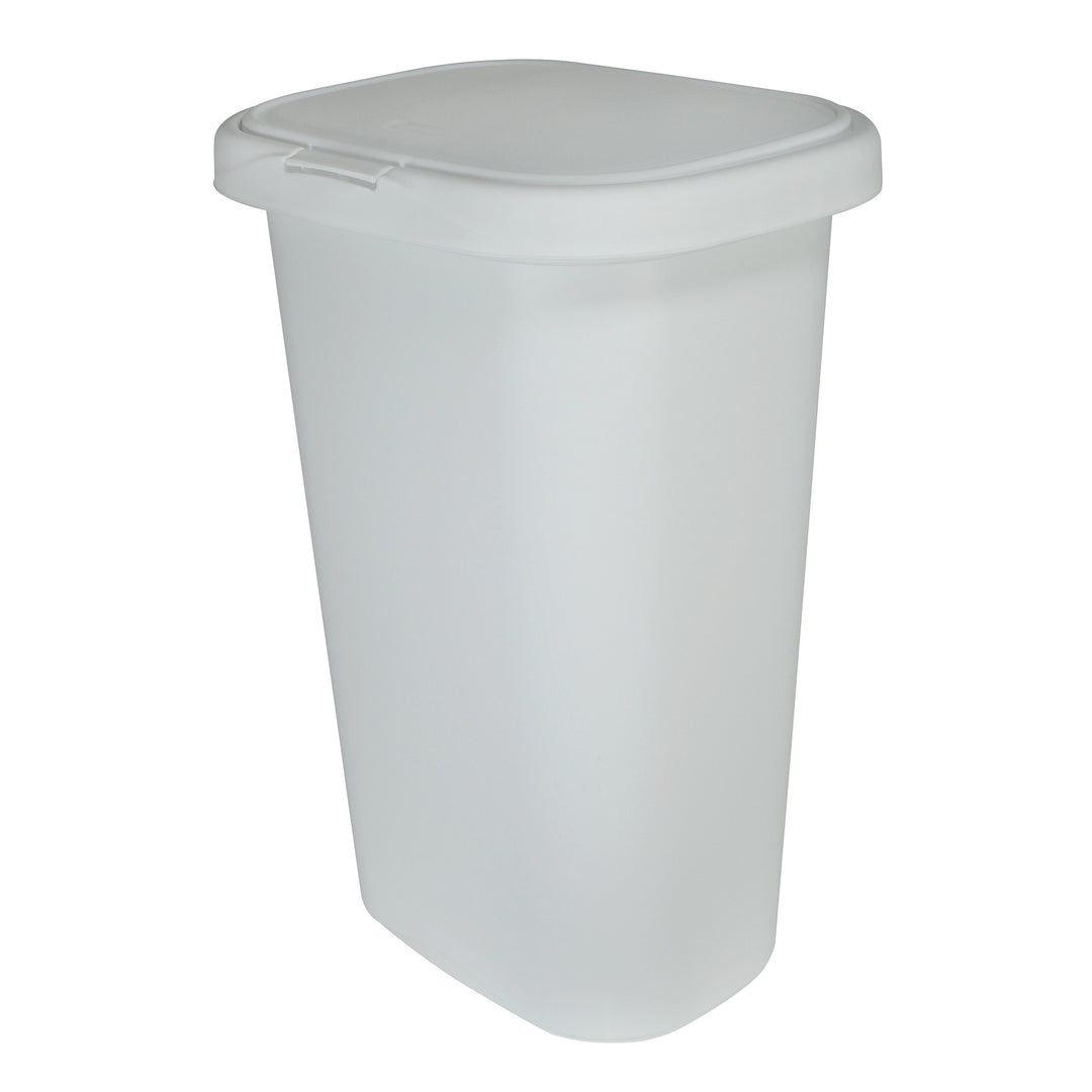Rubbermaid 13 Gallon Rectangular Spring-Top Lid Wastebasket Trash Can (6 Pack) - VMInnovations