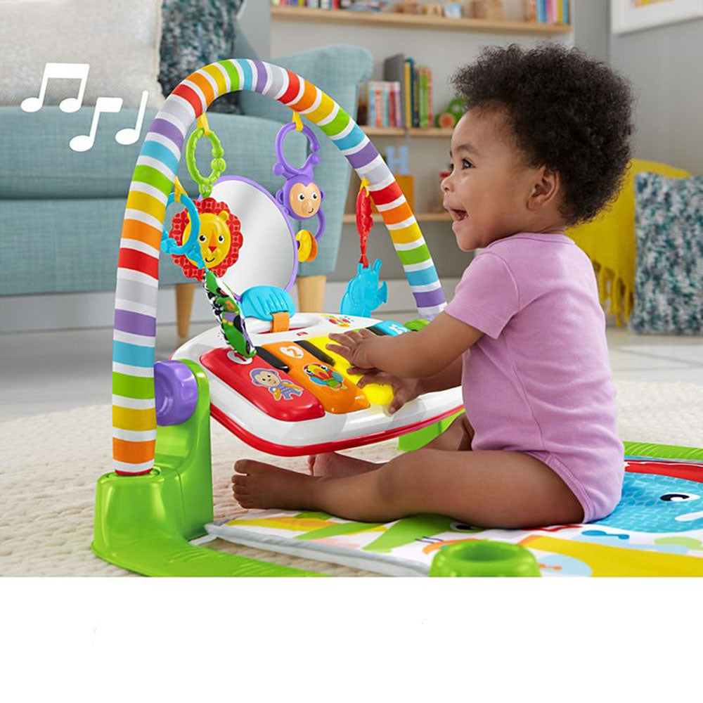 Fisher-Price FGG45 Deluxe Kick and Play Piano Gym Musical Development Playset