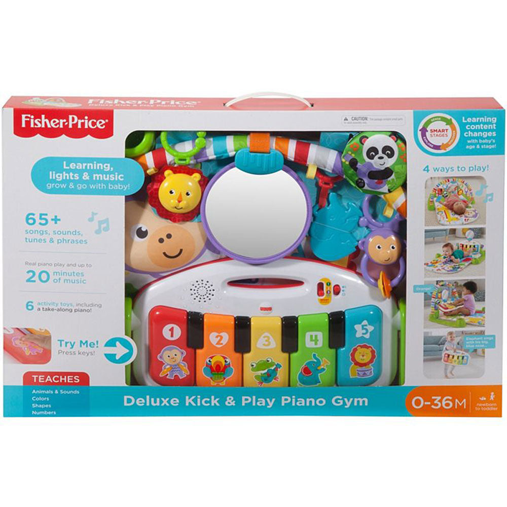 Fisher-Price FGG45 Deluxe Kick and Play Piano Gym Musical Development Playset