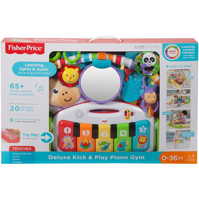 Fisher-Price FGG45 Deluxe Kick and Play Piano Gym Musical Development Playset
