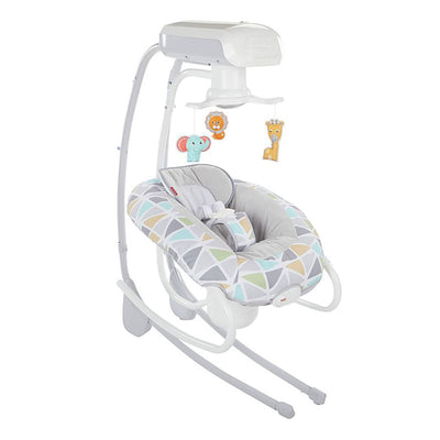 Fisher Price 2 In 1 Deluxe Baby Cradle N Swing Rocking Seat Rocker Chair Bouncer