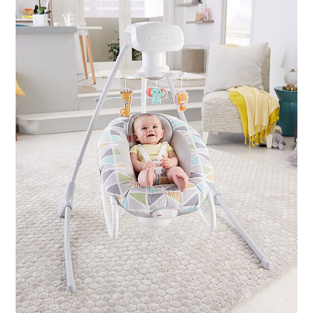 Fisher Price 2 In 1 Deluxe Baby Cradle N Swing Rocking Seat Rocker Chair Bouncer