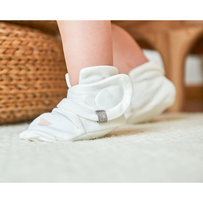 Goumikids Super Soft Organic Stay On Baby Gripper Boots Booties, 6-12M Geo Dash - VMInnovations