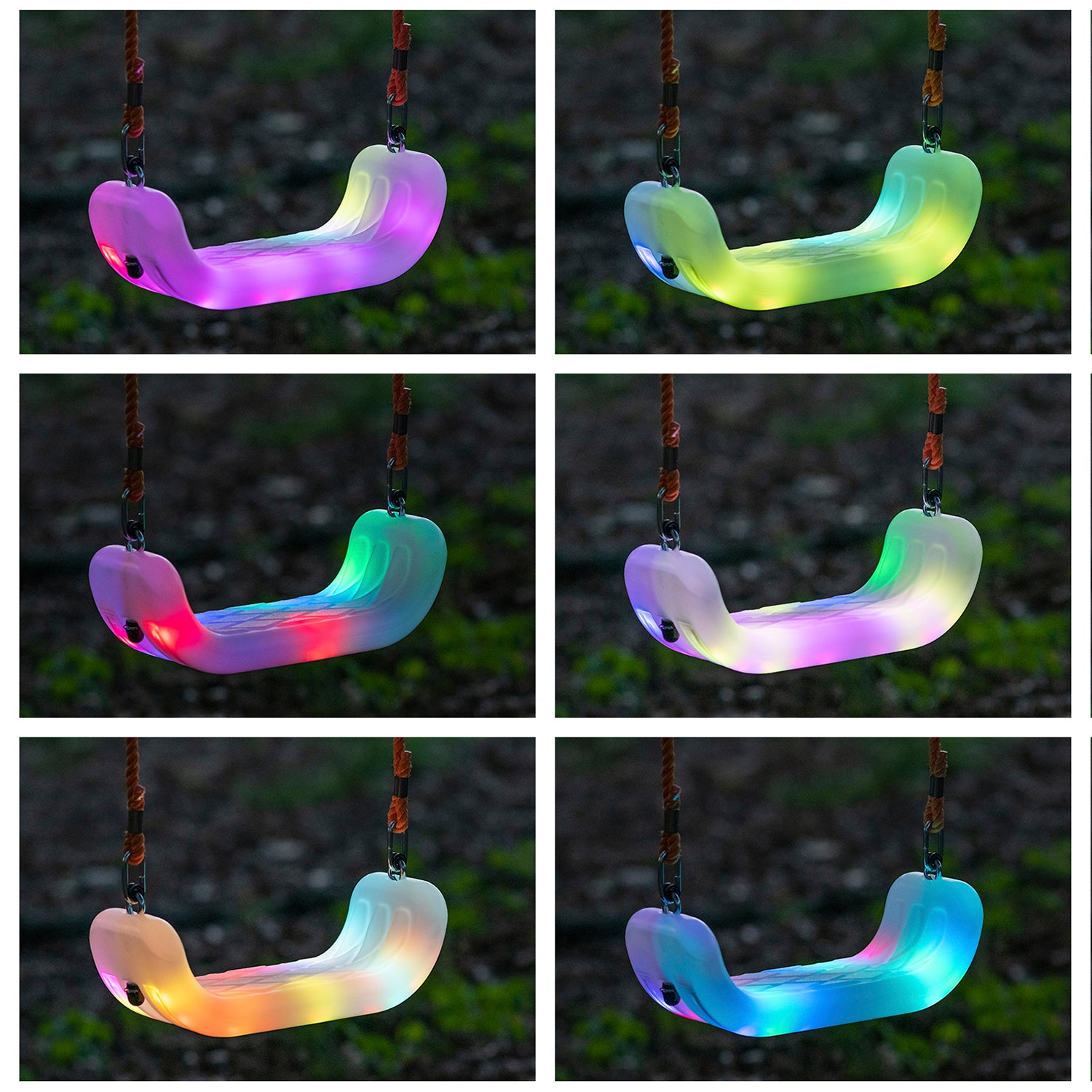 XDP Recreation Firefly Outdoor LED Kids Tree Swing with Hardware (For Parts) - VMInnovations