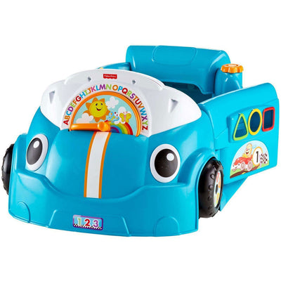Fisher-Price Laugh & Learn Crawl Around Car Baby Activity Learning Toy, Blue