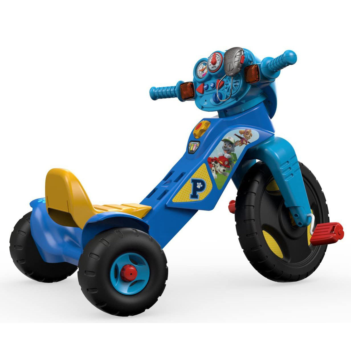 Fisher-Price Nickelodeon Paw Patrol Tough Trike Light Up Kid's Tricycle Ride On (Refurbished)