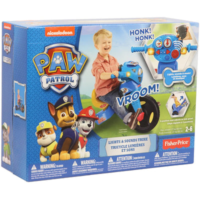 Fisher-Price Nickelodeon Paw Patrol Tough Trike Light Up Kid's Tricycle Ride On (Refurbished)