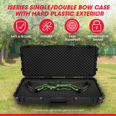 SKB Cases 3I-4719-PL iSeries Single/Double Bow Case with Hard Plastic Exterior