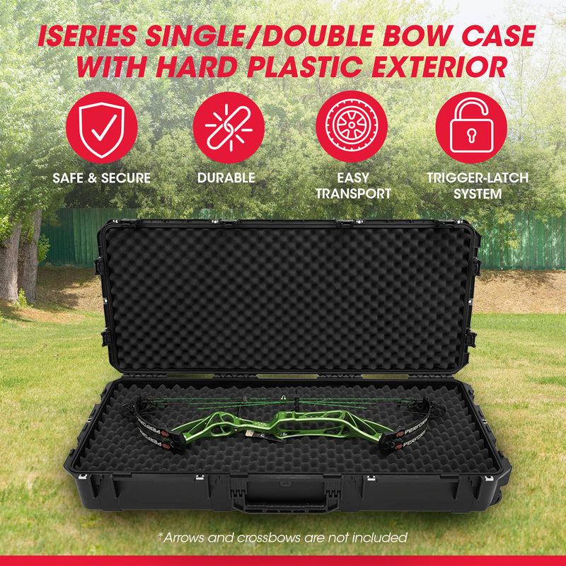 SKB Cases 3I-4719-PL iSeries Single/Double Bow Case with Hard Plastic Exterior