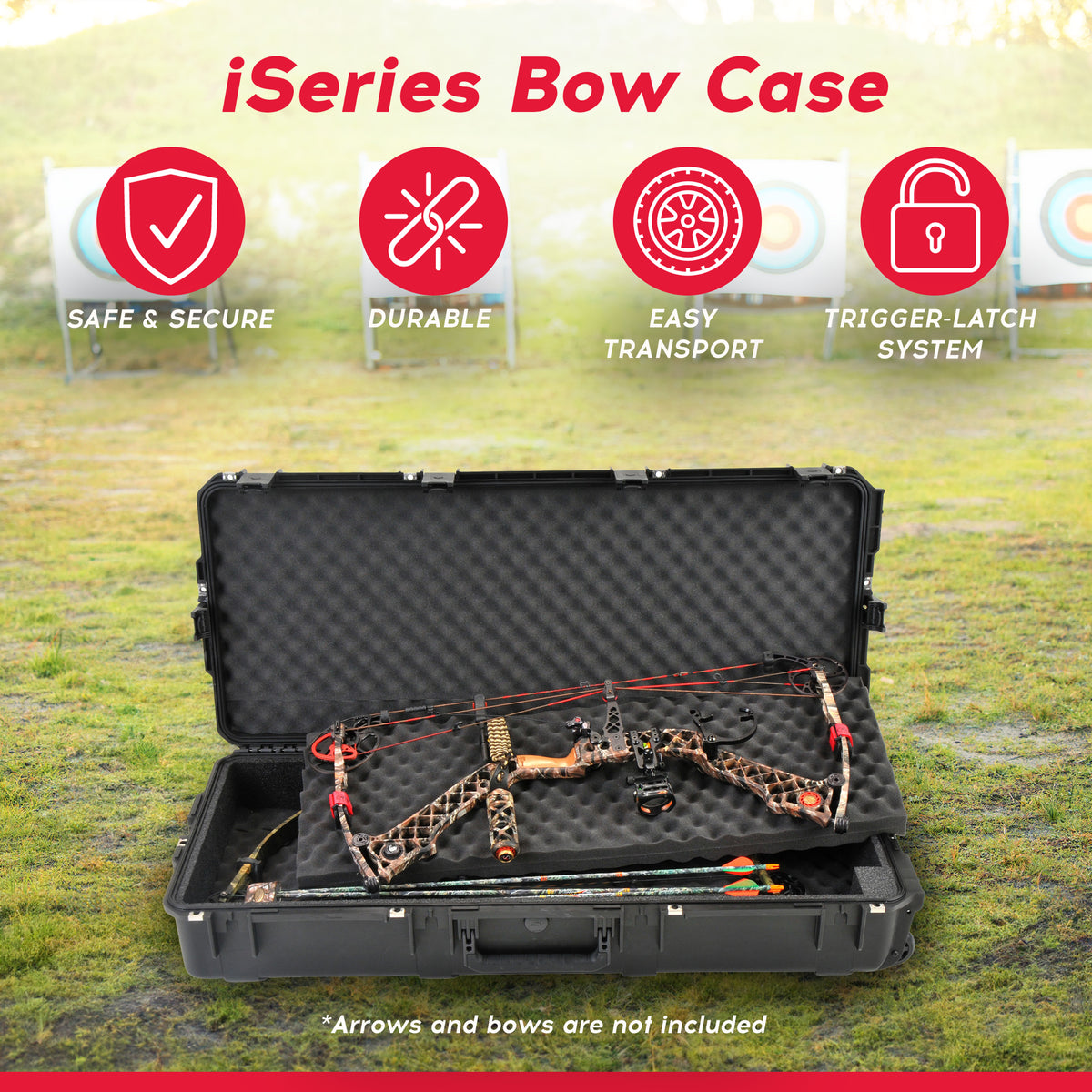 SKB Cases iSeries Double Case with Hard Plastic Exterior (Open Box) - VMInnovations
