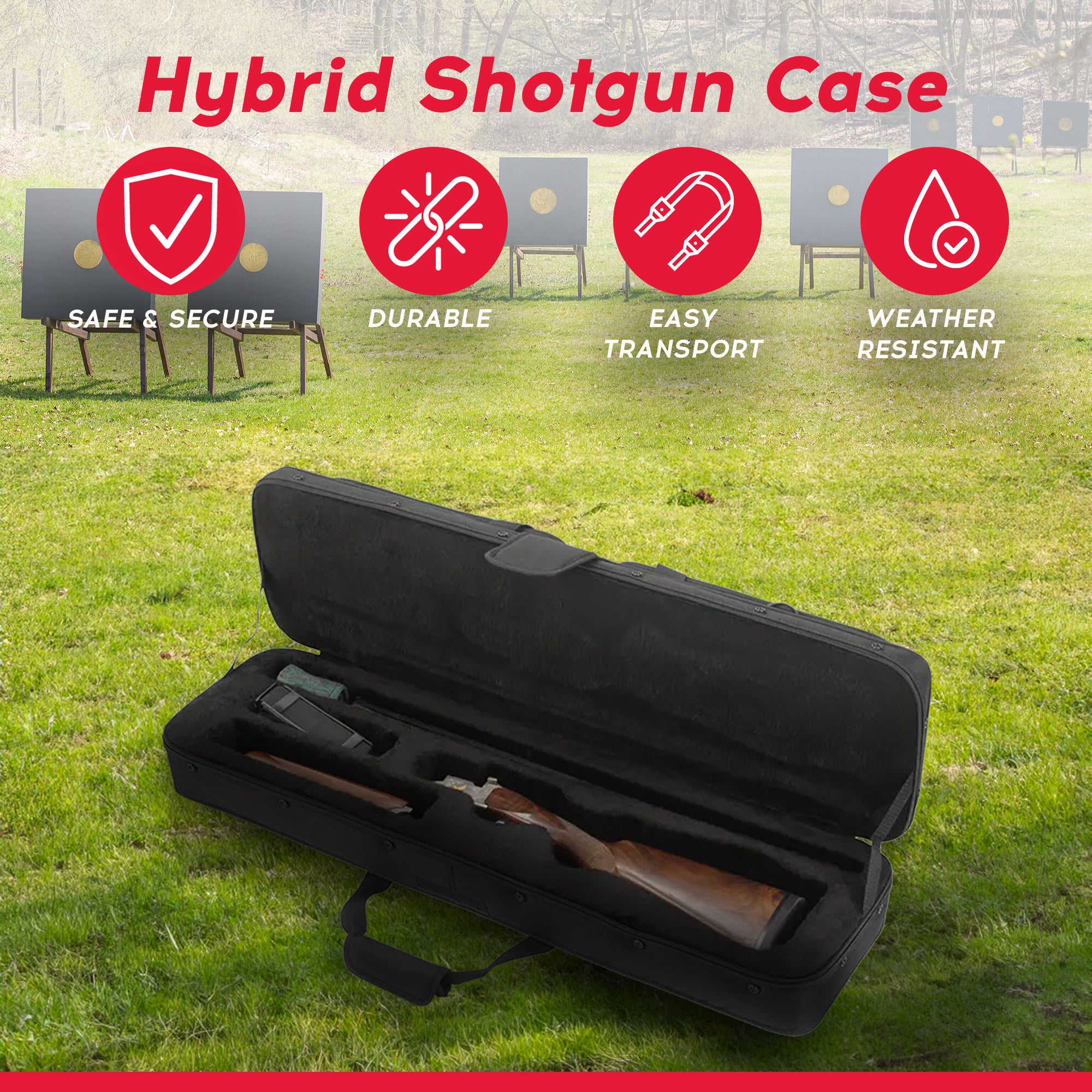 SKB Canvas Exterior and EPS Interior Hybrid Breakdown Shotgun Case (Open Box) - VMInnovations