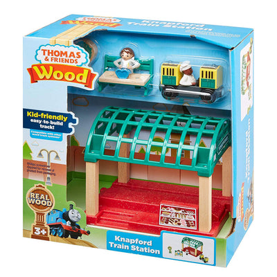Fisher Price GGG71 Thomas & Friends Wood Knapford Train Station Railway Set