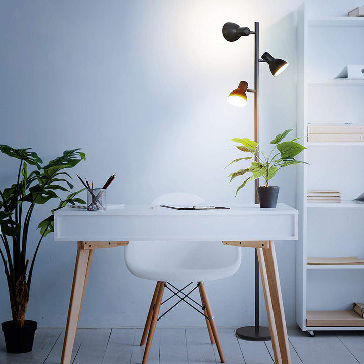 Brightech Ethan Mid Century 3 LED Light Standing Tree Floor Lamp (Open Box)